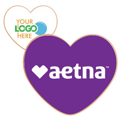 3.5" Heart Logo Sugar Cookie